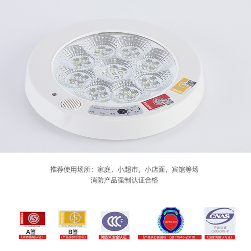 LED human body sensor ceiling lamp, corridor, corridor, light up when people come, aisle light-controlled lamp, voice-controlled fire emergency lamp