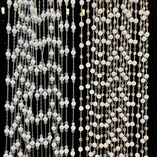 Factory Direct Sales of Pearl Chains, Crystal Bead Chains, Wedding Dress and Kimono Accessories, Shoe Materials, Clothing and Hat Foreign Trade