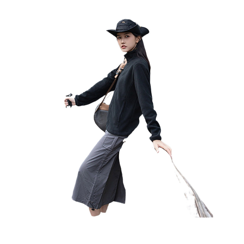 Otoño y invierno nuevo abrigo de terciopelo de pelusa mujer más terciopelo de alta sensación cardigan casual chaqueta de terciopelo de forro interior chaqueta de asalto hombre image 5