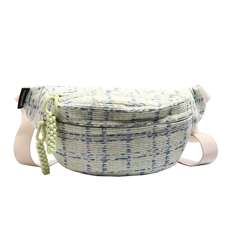 2024 primavera nueva moda simple bolso de cintura suave bolso de pecho coreano de gran capacidad bolso pequeño fresco bolso casual para mujeres