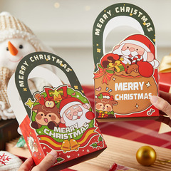 クリスマスギフトボックスアップルギフトバッグクリスマスイブ包装空の子供のお土産キャンディスナック小さなアイデア