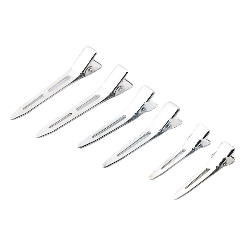 El clip de la boca puntiaguda sin dientes de la horquilla de los niños de DIY no duele el pelo pequeño clip lateral clip tocado flor accesorios de la joyería