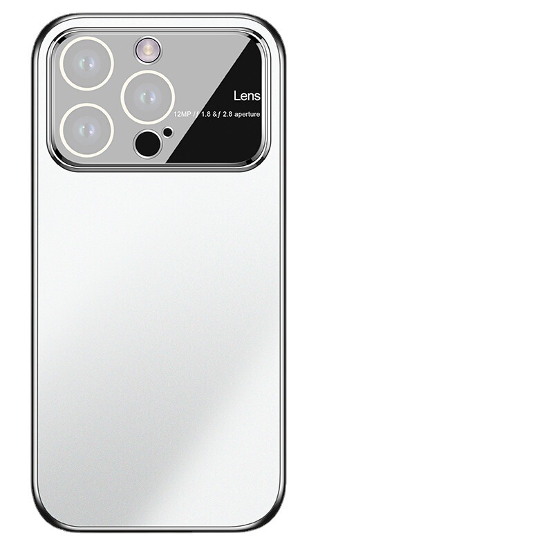 iPhone16PRO携帯電話ケース、電気メッキオリジナルカラービッグウィンドウゴーグル、Apple 15つや消し落下防止ハードケースに適しています。|undefined