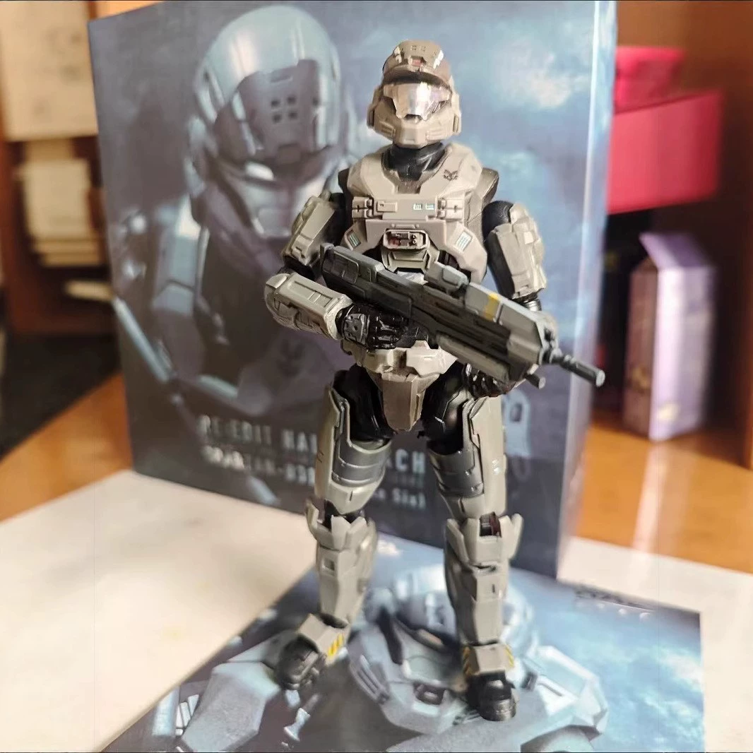 Тысяча ценных тренингов 1/12 Halo B312 Благородная команда №6 Спартанец Мастер Чиф подвижная фигурка в коробке