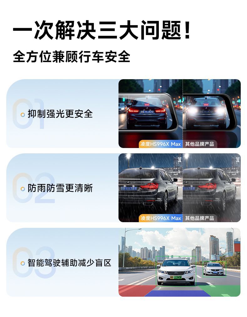 Lndu Lingdu Dash Cam 4K High-Definition Dual-Lens Front and Rear Streaming Video Wireless Backup Camera 2026 New Model