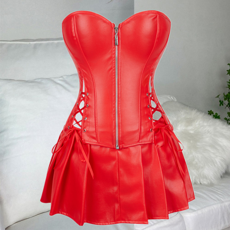 European and American court corset leather shapewear three-piece eBay AliExpress independent station supply a generation of hair