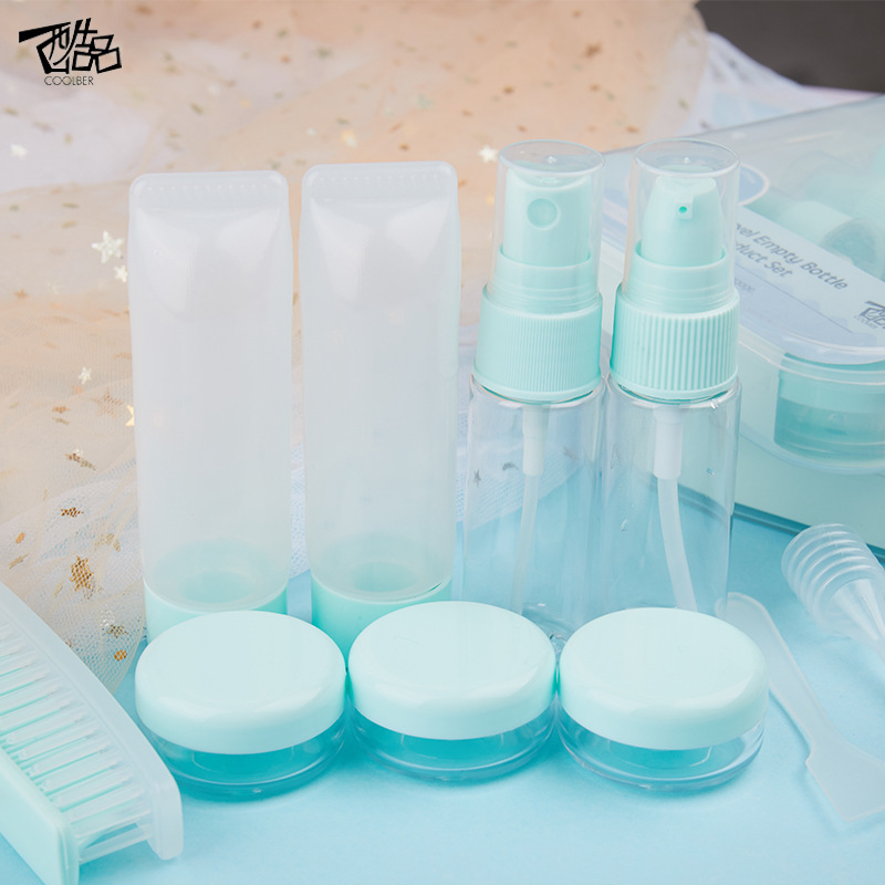 Viaje sub-botella vacía traje de vacío líquido cuidado de la piel botella cosmética portátil loción botella de spray fresco