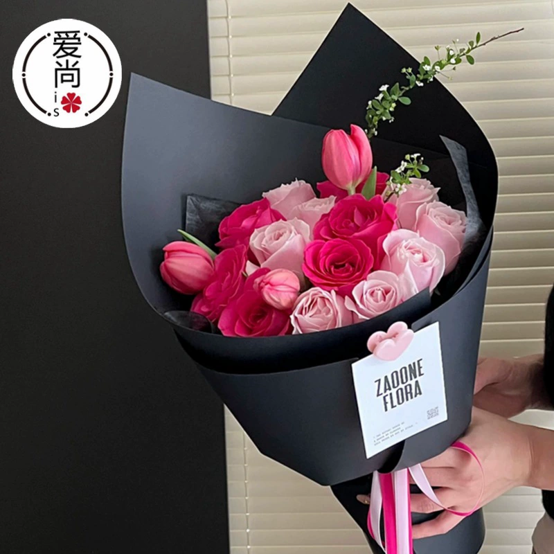 Aishang утолщает, жесткая, жесткая, формовочная бумага, букет цветов, упаковочная бумага, художественная крафт-бумага, цветочная упаковка, материал