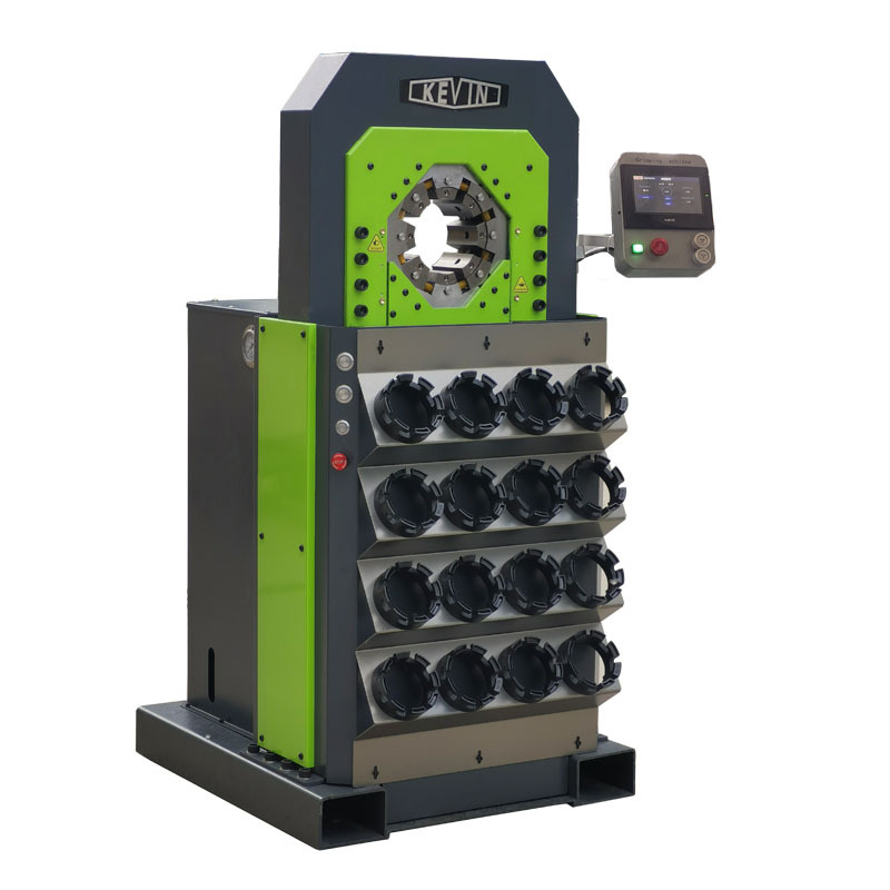 供应钢丝绳套缩管机 冷挤压定位环扣压机 啤液压管机 品质保证