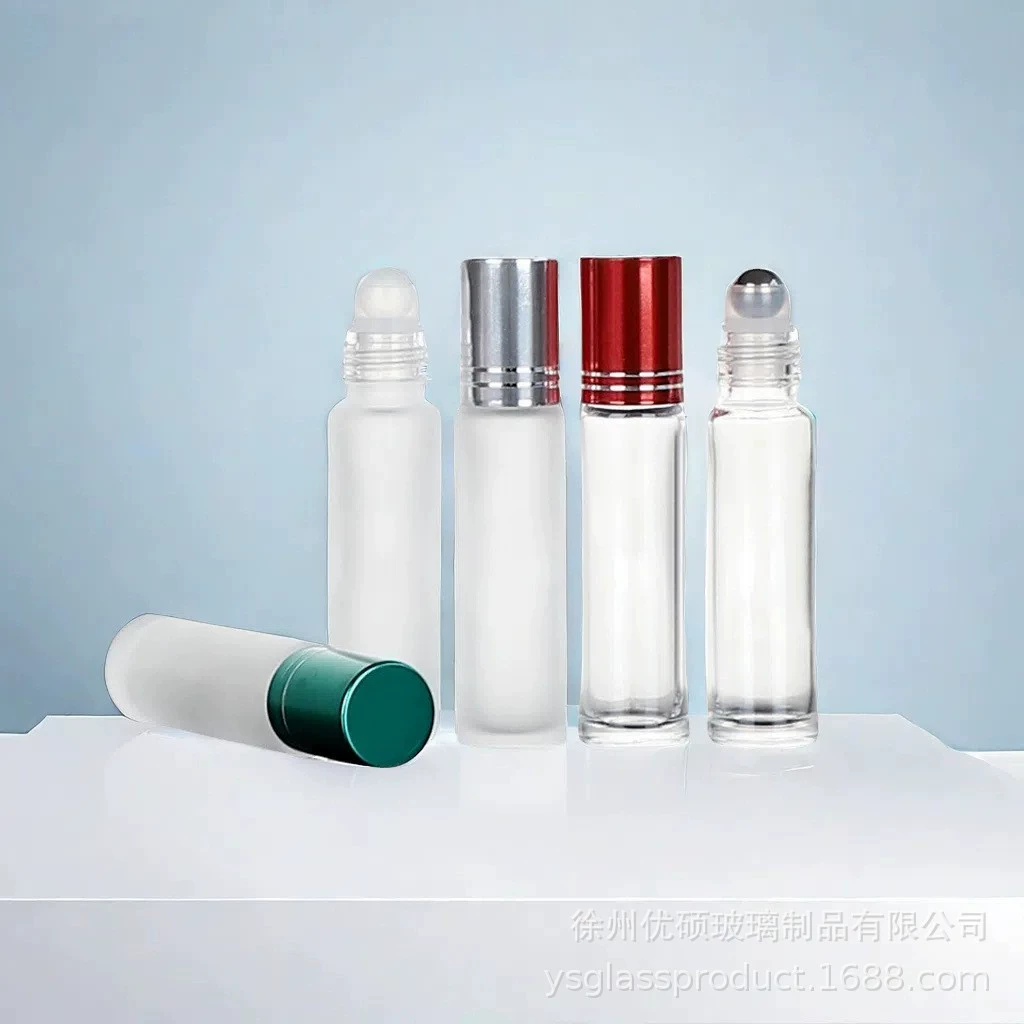 Оптовая и розничная продажа: прозрачная роллерная бутылочка 5 мл, матовая стеклянная роллерная бутылочка 12 мл, прозрачная роллерная бутылочка 15 мл