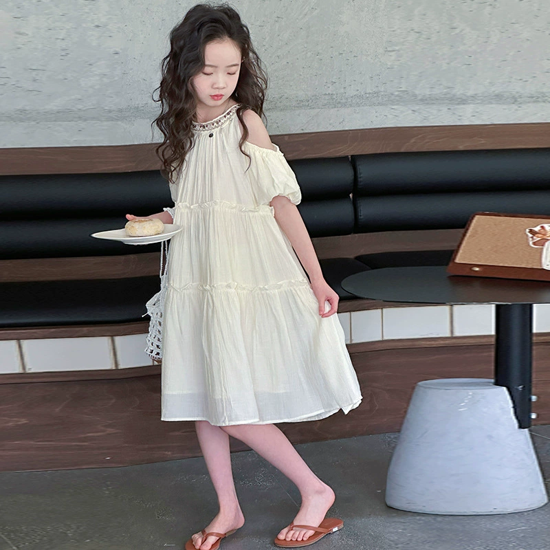 Summer dress, summer clothing, small princess costume, skirt, western style, for teenagers
