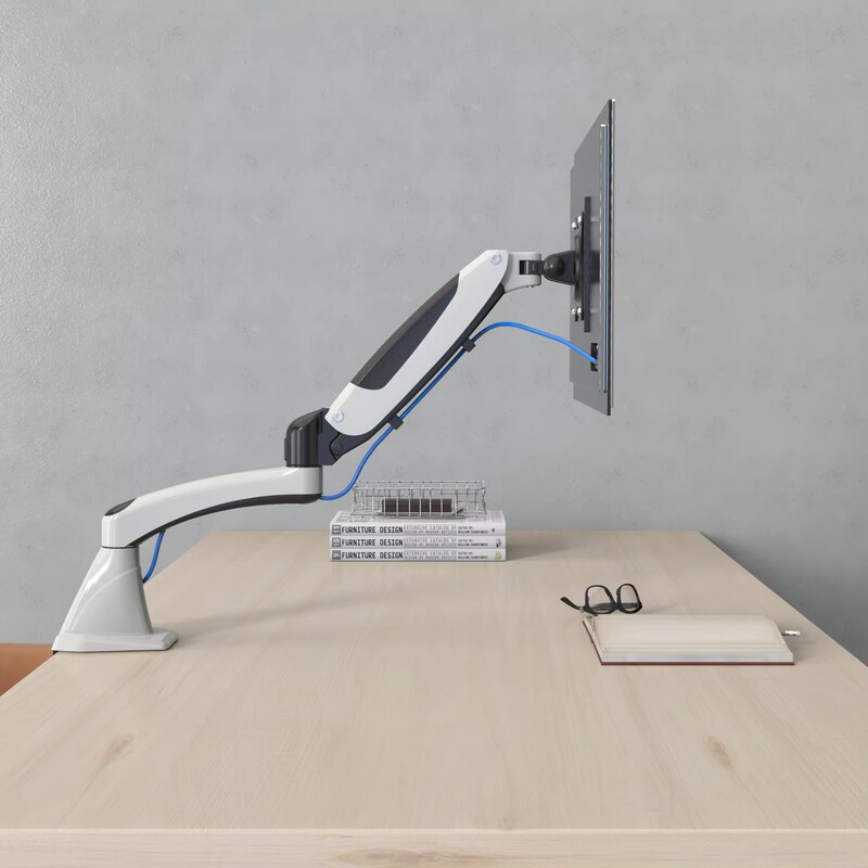 Gibbon Monitor Stand Desktop Pneumatic Lift Gm112Fc Laptop Monitor Riser