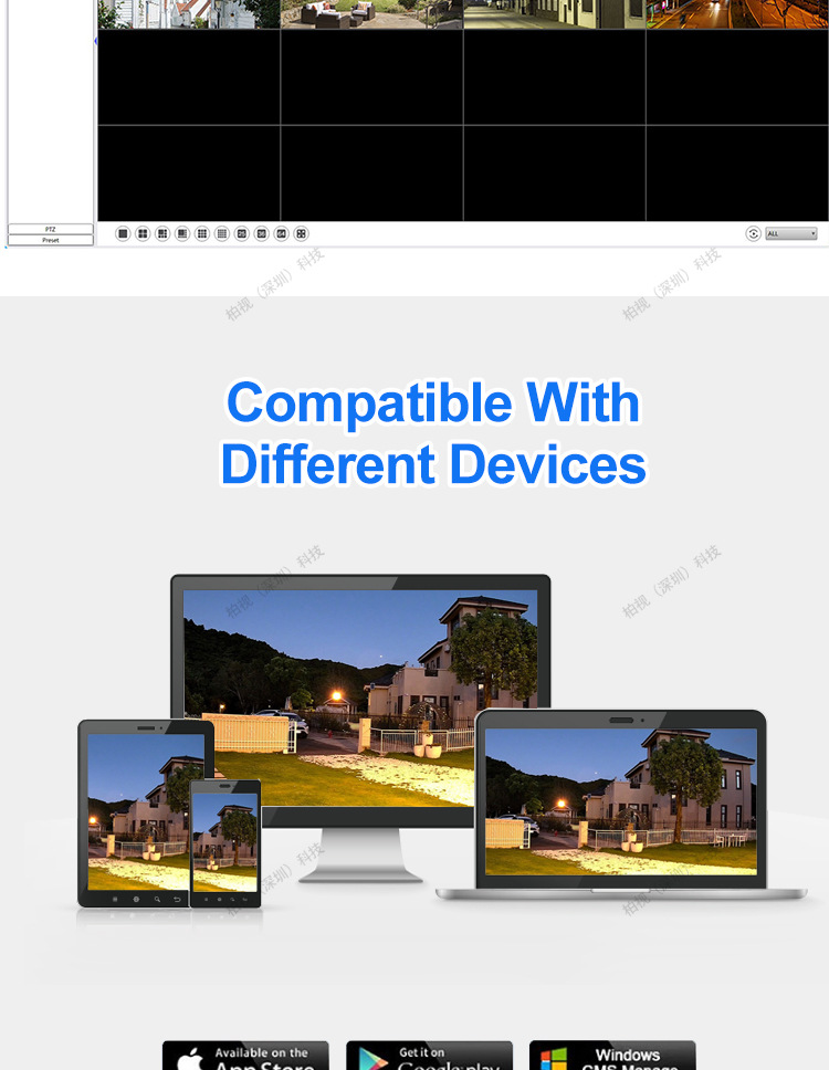 Tam Metal Yüksek Hızlı Outdoor 360 Derece Optik Zoom IP Bulut Kamerası Kapalı Devre Televizyon Kamerası HD Lazer Gece Görüşü