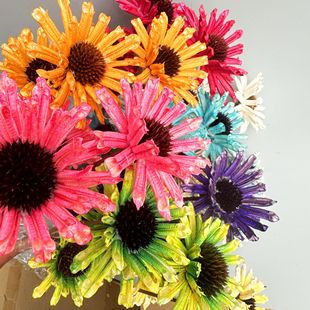 Handmade combination sesame flower sunflower dried flower eternal flower diy bouquet cross-border hot selling dried flower factory wholesale