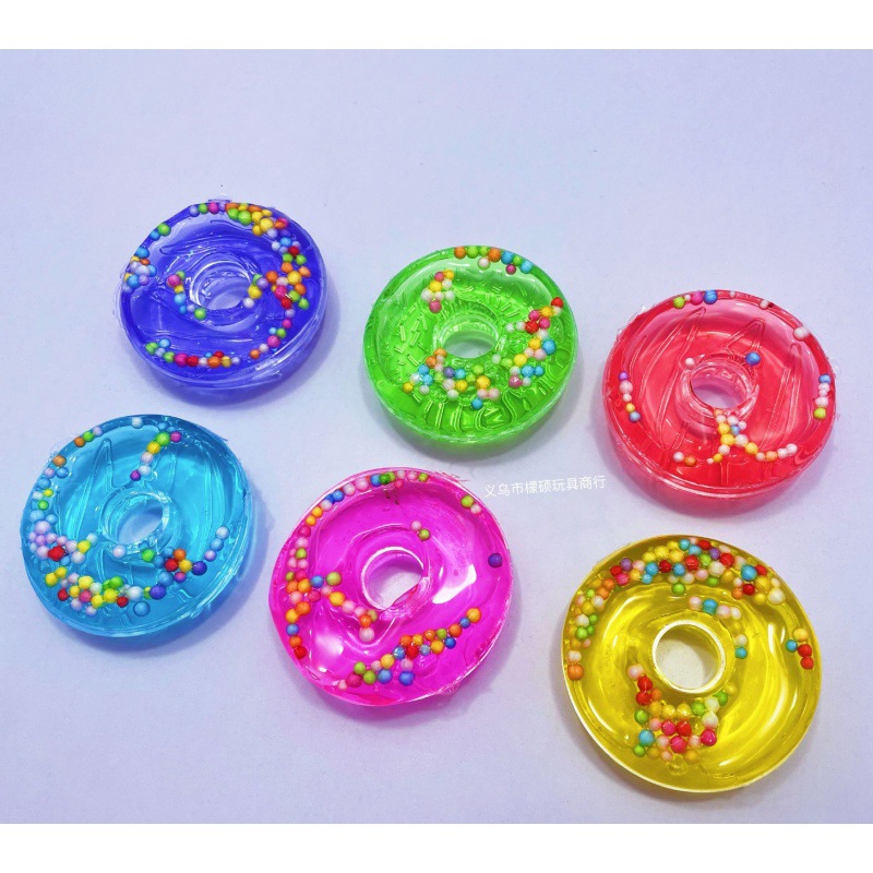 B donut pegamento espumante 24 en alta permeabilidad M pegamento añadiendo perlas de barro cristal piezas de flores Delgado al por mayor y buena venta