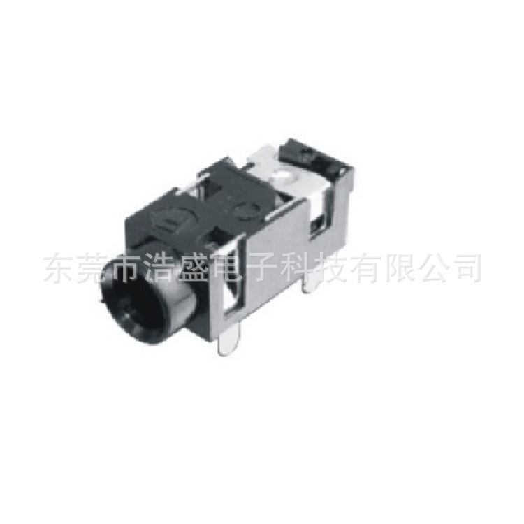 厂家生产耳机插座3.5直插式PJ30270插座，音频插座