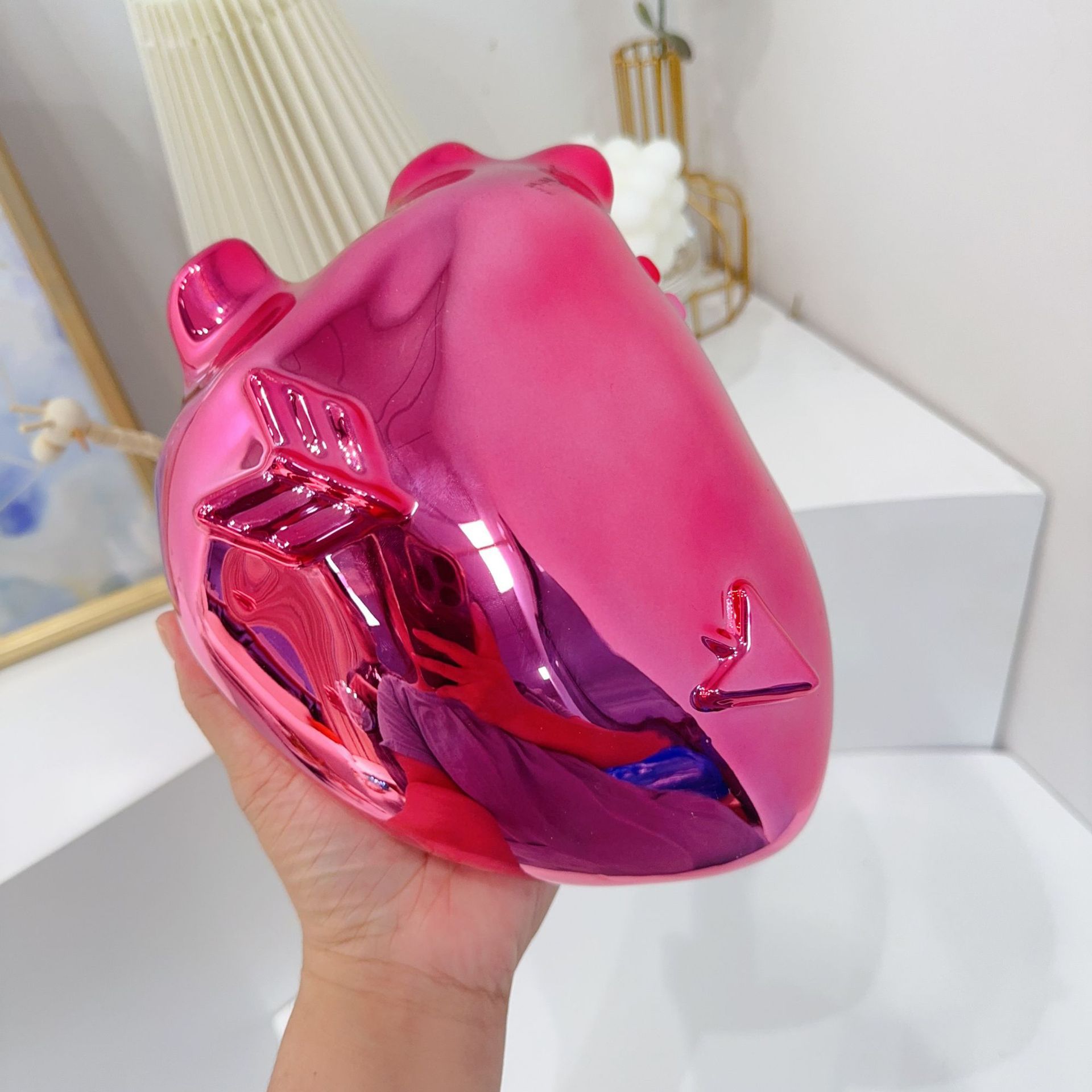 Nicho damas bolsas de cena en forma de corazón, bolsas acrílicas, bolsas de caja de diseño chic, bolsas de noche de hombro