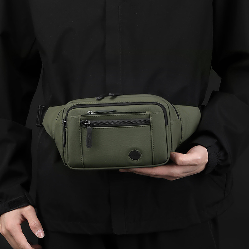 WEPOWER nuevo tipo de bolso de cintura al aire libre, bolso de cintura multipropósito, moda coreana, bolso de cintura casual para hombres, bolso de pecho