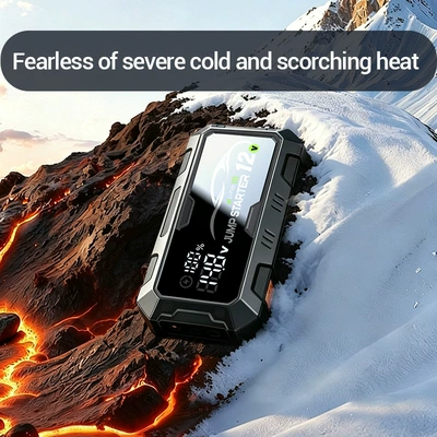 Battery Emergency Power Supply, Car on the line of fire