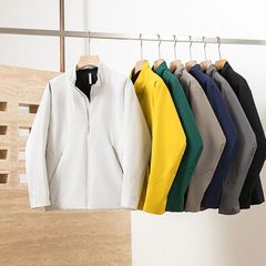 商鳥Vシリーズ! 春の都市の屋外の男性の軽量化のビジネスのレジャーの立襟の突撃のジャケットのコートの潮