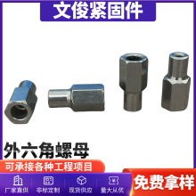 不锈钢外六角螺母多工位冷锻毛坯机械件加工非标异形冷镦件生产