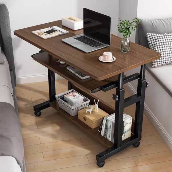 Bedside Table Movable Small Table Bedroom Home Desk Dormitory Simple Lazy Lifting Computer Desk Sofa Side Table