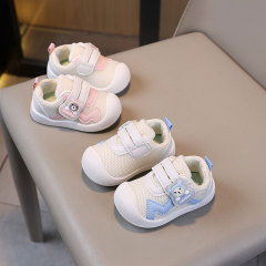 春秋男宝宝鞋子软底婴儿学步鞋小童透气网鞋女童网面运动机能板鞋