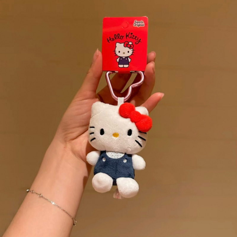 kitty车载摆件新款汽车中控台显示屏车内装饰品毛绒玩偶新车礼物|undefined
