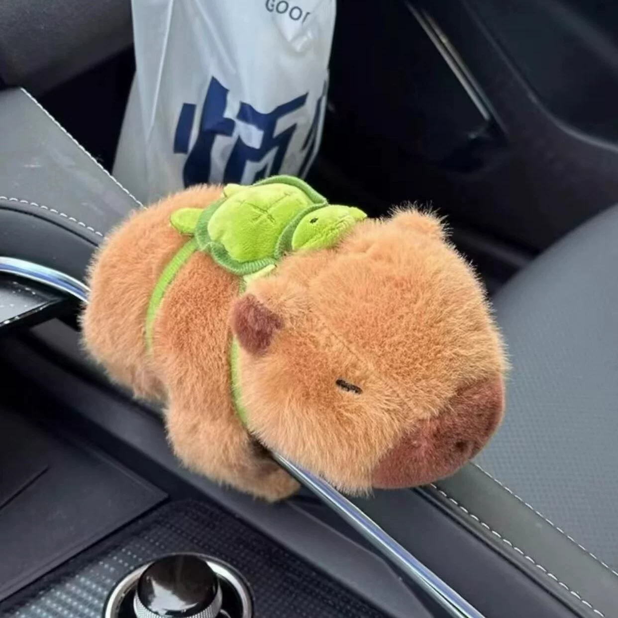 Капбала хлопчатобумажная кукла на коленях автомобиля украшения капибары плюшевые игрушки куклы браслет запястья куклы