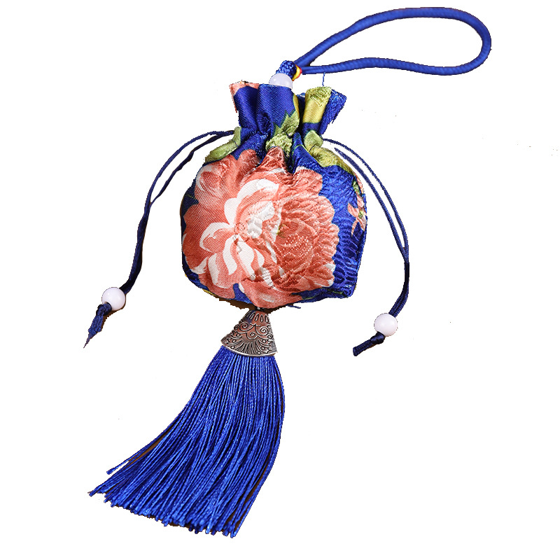 Dragon Boat Festival Bolsita Bolsita Estilo antiguo Bolsita repelente de mosquitos Bolso Bolsa vacía Bolsa de incienso Colgante de coche Colgante de coche