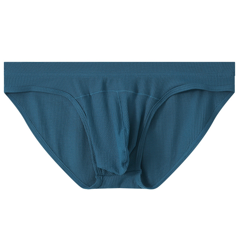 E-commerce cross-border men's briefs convex low waist triangle breathable sexy youth underwear solid color loose pants