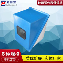 玻璃钢仪表保温箱 带可视窗仪器外壳变送器 多规格蒸汽伴热保温箱