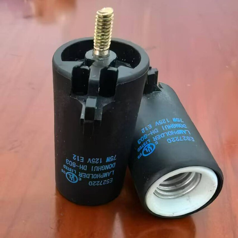 Lamp Accessories E12 Plug-In Lamp Holder Night Light Atmosphere Lamp Chandelier Bulb Lamp Holder Lamp Holder E12 Aromatherapy Lamp Holder