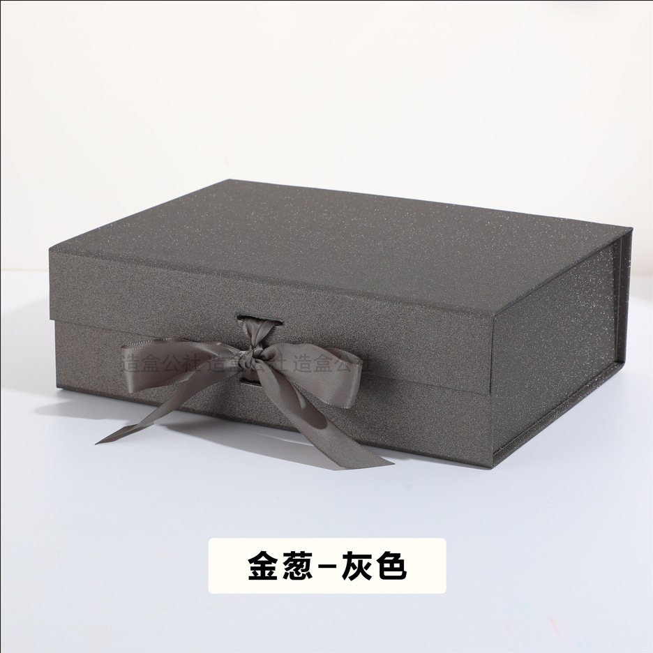 Caja plegable transfronteriza de una pieza Caja de regalo de embalaje de joyería Caja de regalo de lujo Caja de regalo de vacaciones Caja de regalo al por mayor image 11