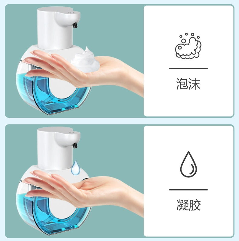 Automatic foam soap dispenser P10, motion‑sensor touchless, wall‑mount, bubble/gel options
