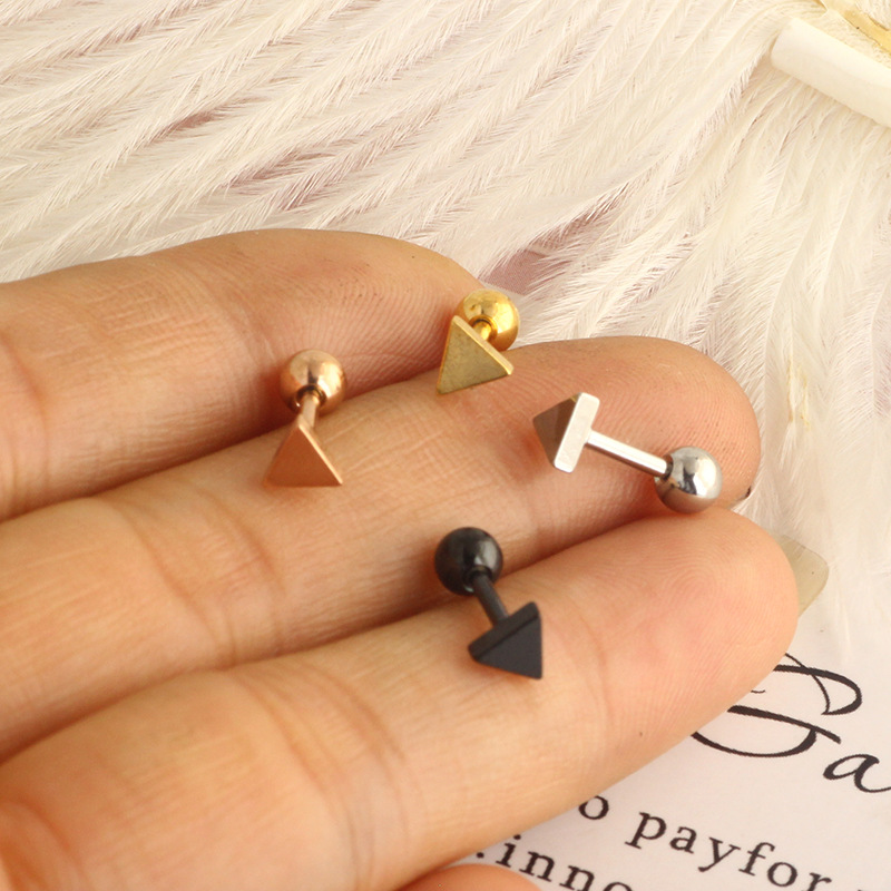 Labret piercing jewelry detail image