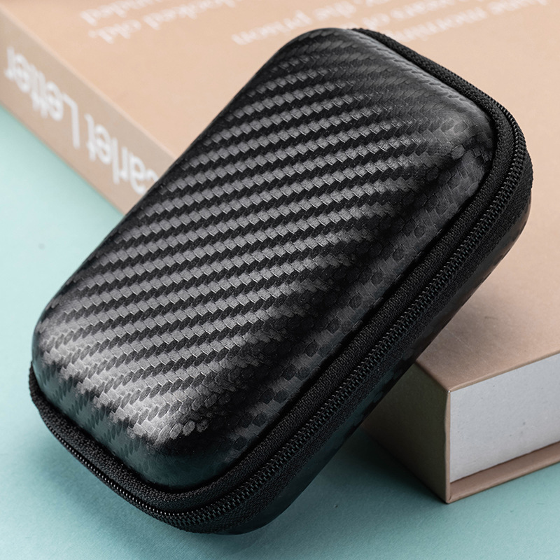eva headphone bag small digital electronic product storage bag universal Bluetooth data cable zipper carbon fiber packaging box eva headphone bag small digital electronic product storage bag universal Bluetooth data cable zipper carbon fiber packaging box
