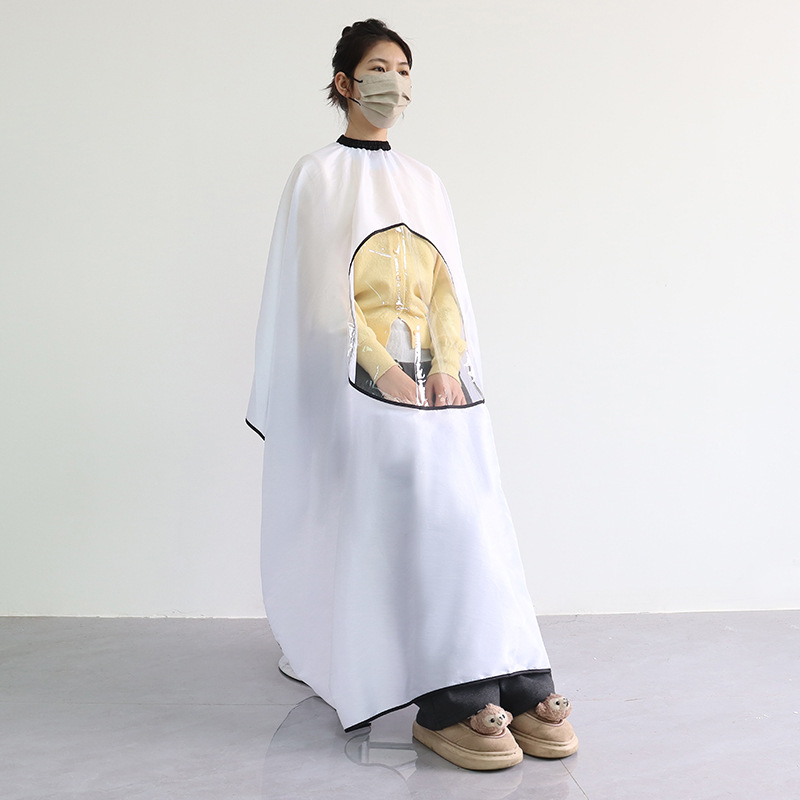 Amazon Hair Salon Family Perspective Tela para ampliar Peluquería Tela para peluquería Estilista Corte de cabello Cepillo de tinte Delantal