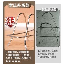 加粗不锈钢菜板架家用锅盖架厨房案板置物架收纳放菜墩架台面好物