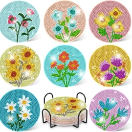 钻石画、皮画;拼图、拼板;餐垫、杯垫