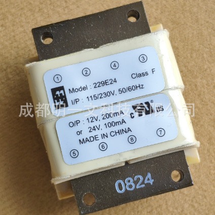 229E24电源变压器Hammond  全新115 VAC, 230 VAC 100 mA