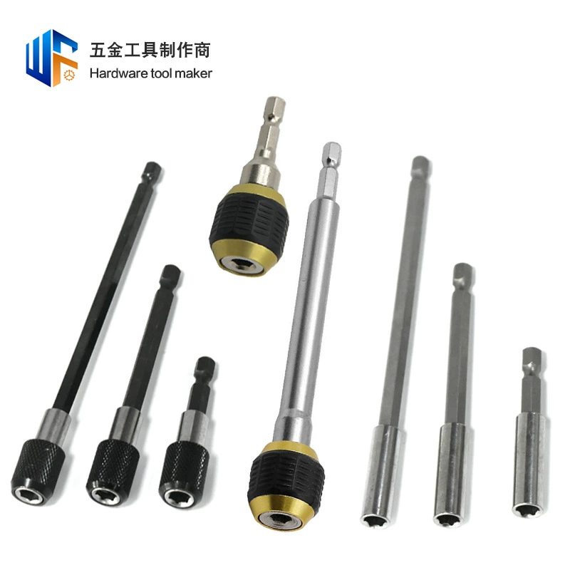 Трансграничный шестиугольный быстросъемный самоблокирующийся Удлинительный стержень с магнитной головкой оптом отвертка с втулкой быстросъемный соединительный стержень