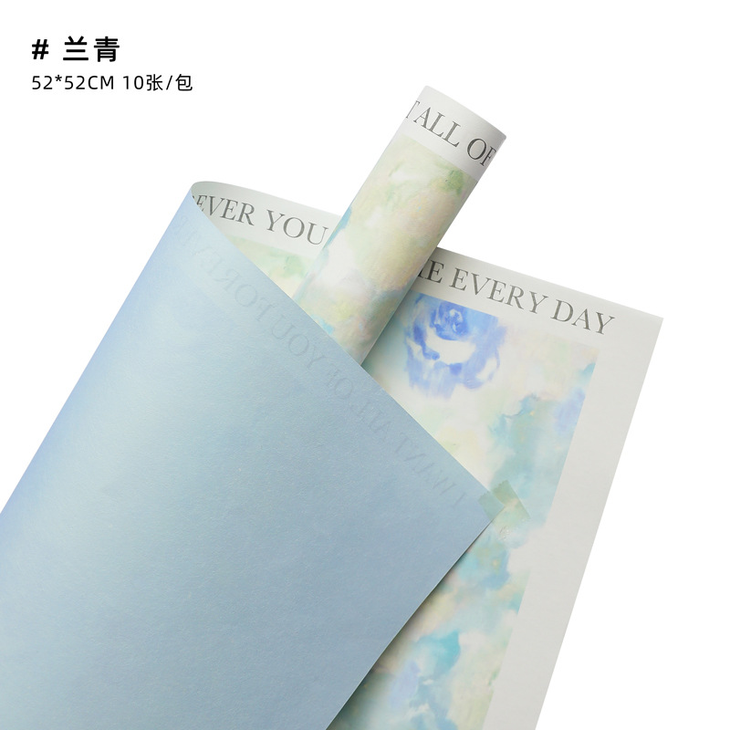 Papel de arte impermeable, papel de flores, papel de embalaje de flores, ramo de regalos, material de florista, lote