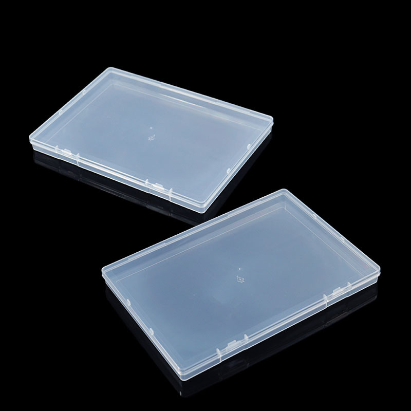 透明长方形pp塑料全空盒口罩电子元件收纳盒渔具五金零件整理盒