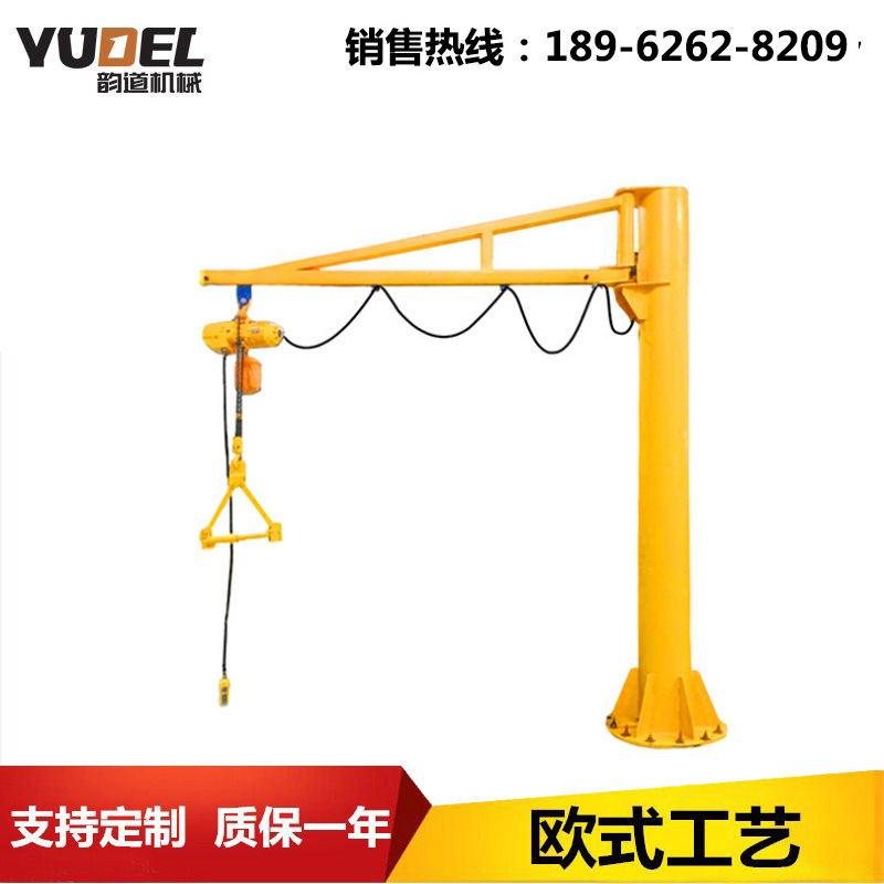 苏州直销2吨立柱式悬臂起重机欧式悬臂吊可定制