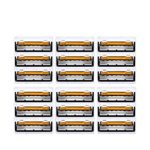 跨境热销3层刀片剃须刀手动男士刮脸刀胡须刀刀头刮胡刀手动三层