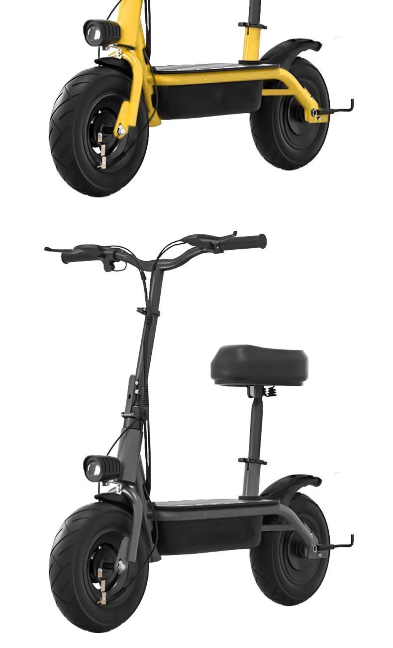 Berk Electric Scooter Foldable Mini Two-Wheel Portable Scooter Adult