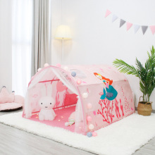 儿童床上帐篷宝宝分床隧道男孩游戏屋床篷公主床幔游戏屋一件代发