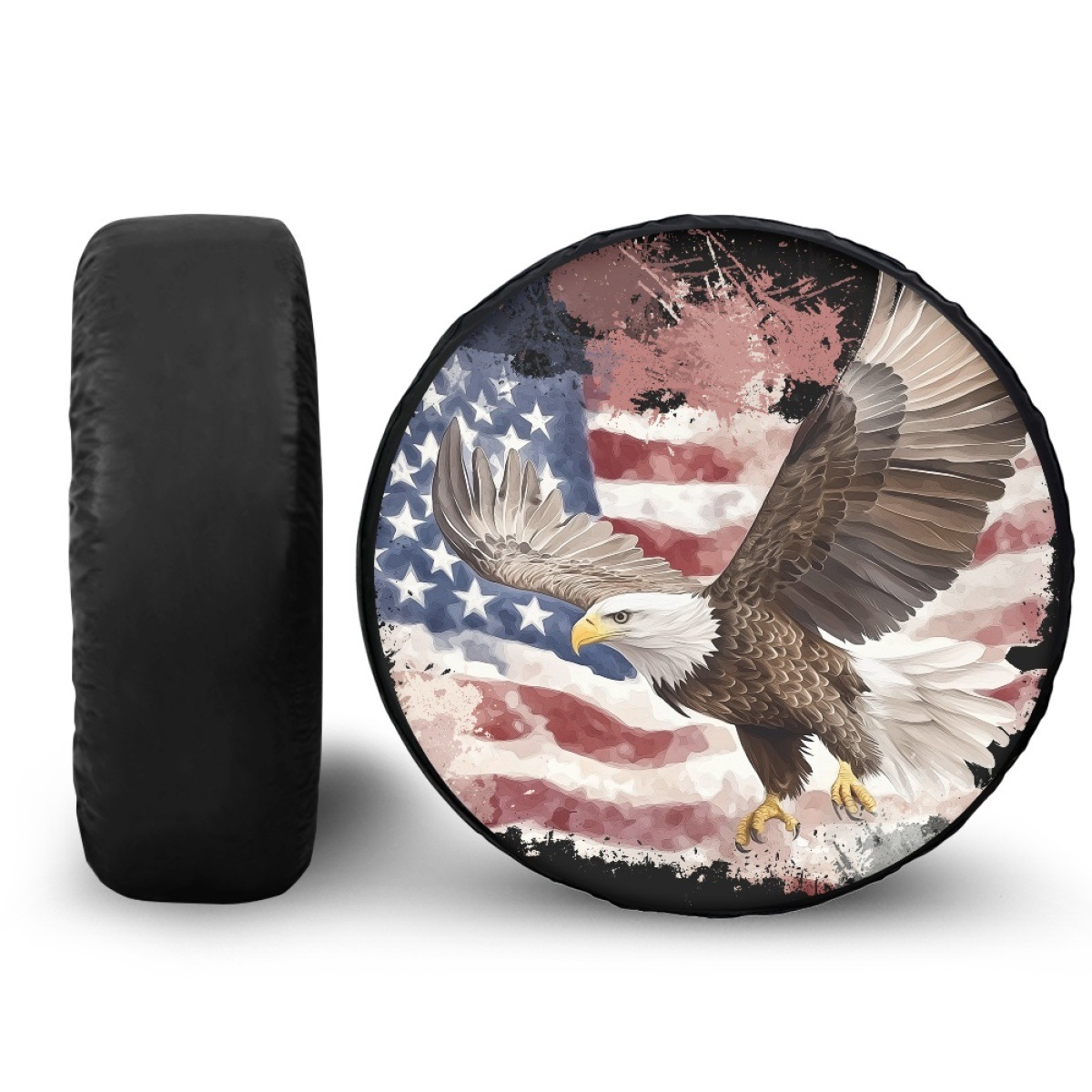 Laitu Keding Polynesian printed pattern car universal dustproof spare tire cover car decoration auto parts