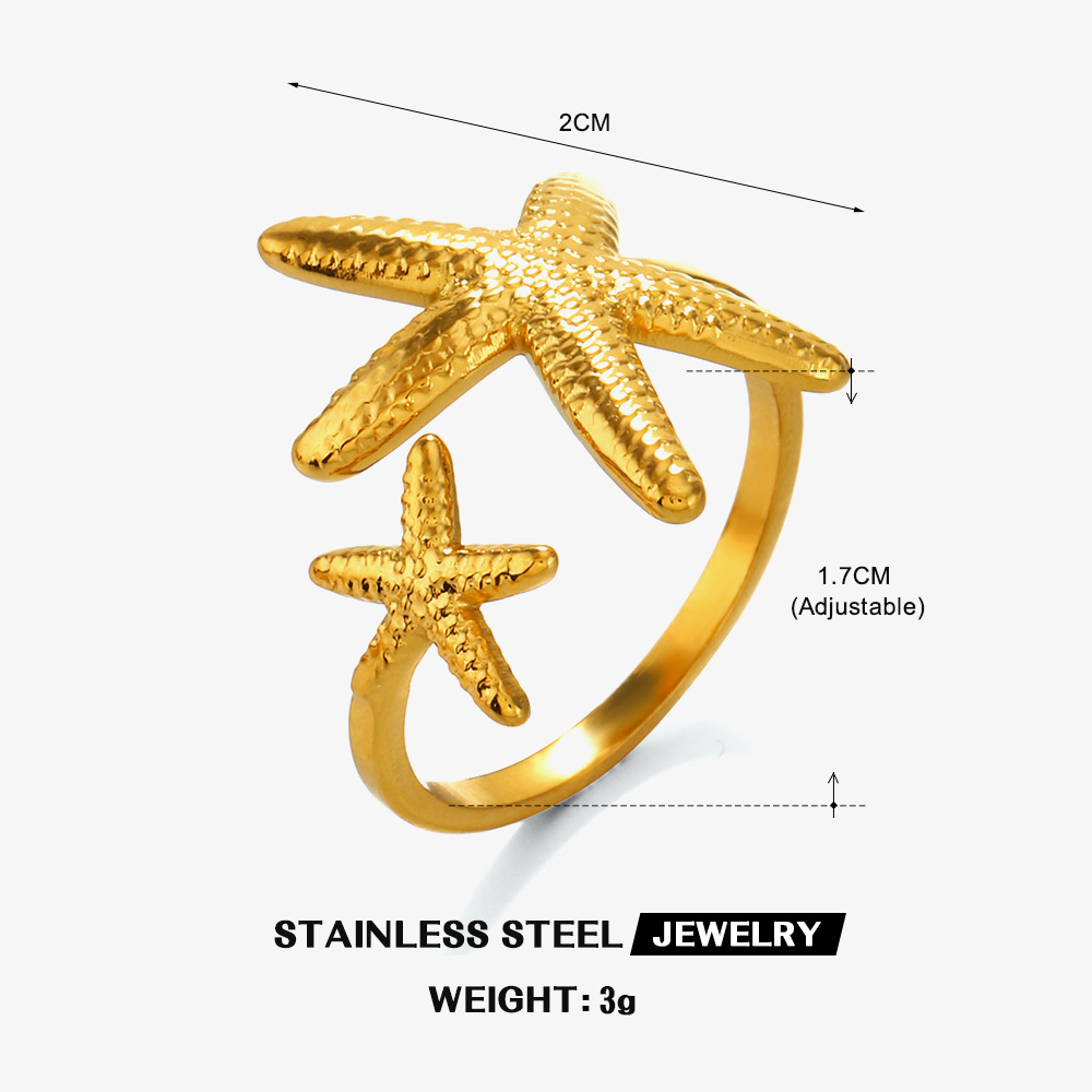 Orecchini a spirale in acciaio inossidabile con conchiglia a stella marina per vacanze al mare, unici ed eleganti, perfetti per l'estate._voghion.com